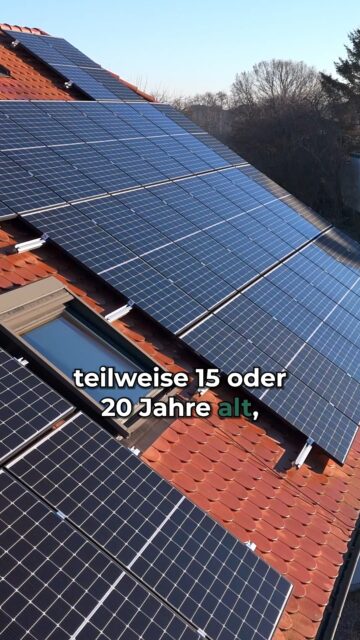 🔧 Alte Photovoltaikanlage auf dem Dach?
Auch Anlagen mit 15 oder 20 Jahren können oft sinnvoll erweitert werden. Wir prüfen Deine bestehende Anlage, messen die Module durch und geben Dir eine ehrliche Einschätzung zur Leistung. ☀️
In vielen Fällen kann die Anlage bleiben wie sie ist und wird einfach mit neuem Wechselrichter oder Stromspeicher ergänzt.
Gerne beraten wir Dich in einem unverbindlichen Erstgespräch. Trage dich einfach unter folgendem Link kostenfrei ein: https://anfrage.energy-home.solar/
#energyhome #photovoltaik #stromspeicher